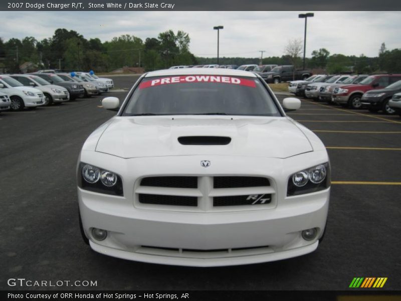 Stone White / Dark Slate Gray 2007 Dodge Charger R/T
