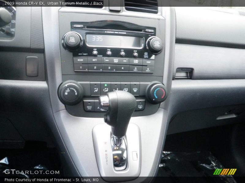 Controls of 2009 CR-V EX