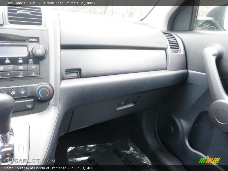 Urban Titanium Metallic / Black 2009 Honda CR-V EX