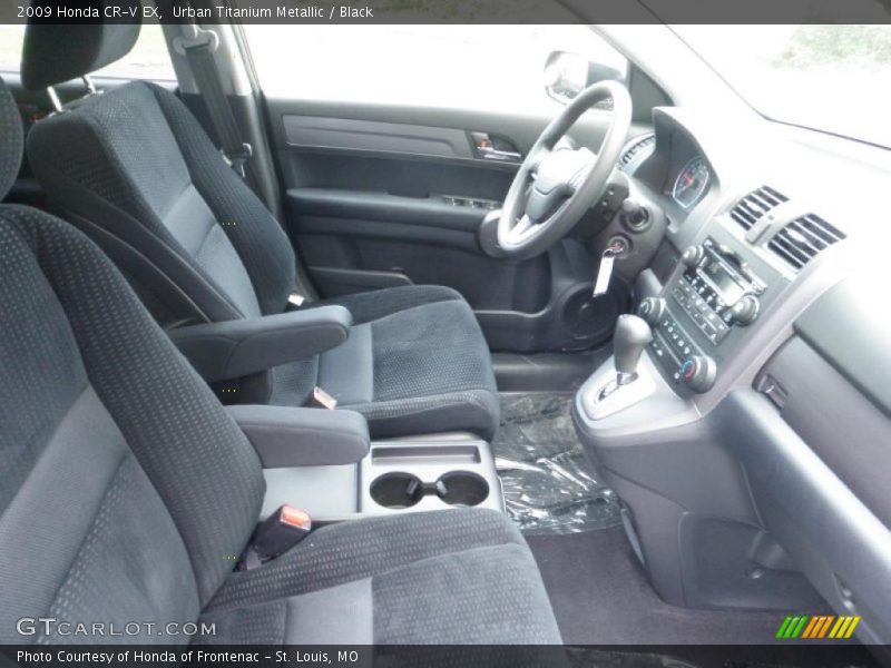 Urban Titanium Metallic / Black 2009 Honda CR-V EX