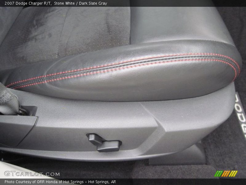 Stone White / Dark Slate Gray 2007 Dodge Charger R/T