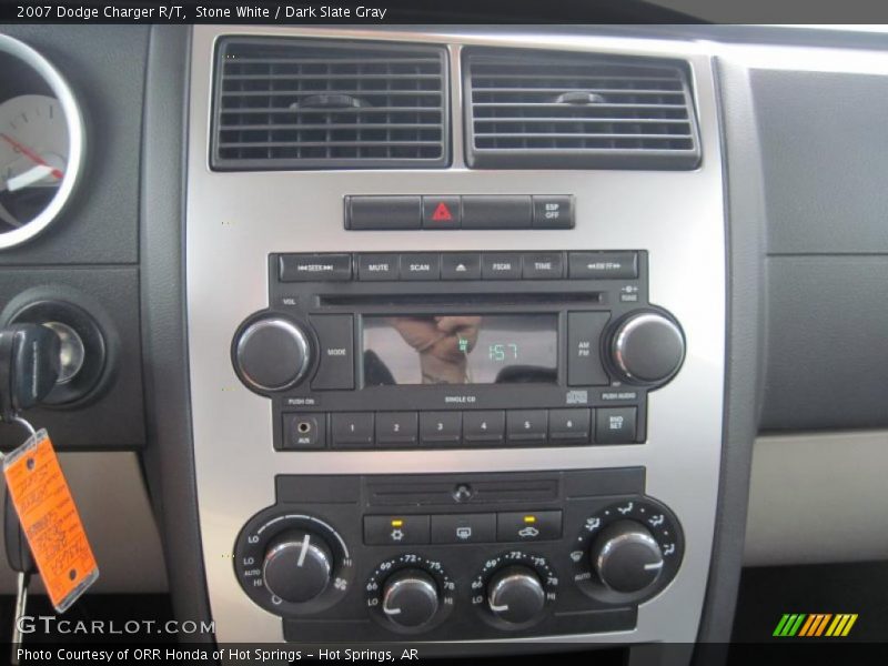 Stone White / Dark Slate Gray 2007 Dodge Charger R/T