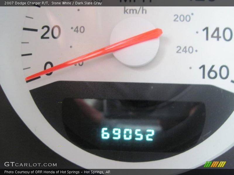 Stone White / Dark Slate Gray 2007 Dodge Charger R/T