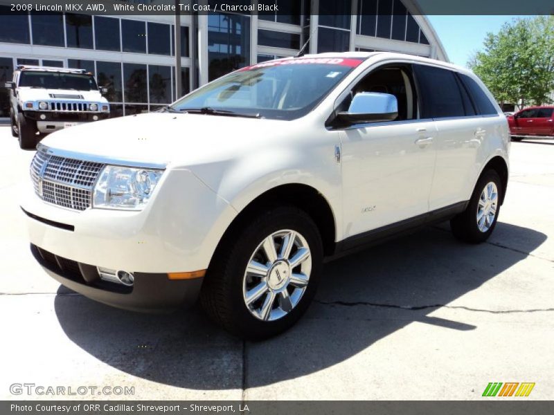 White Chocolate Tri Coat / Charcoal Black 2008 Lincoln MKX AWD