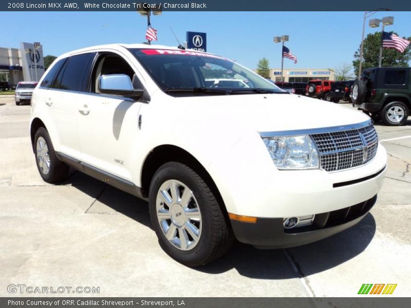 White Chocolate Tri Coat / Charcoal Black 2008 Lincoln MKX AWD