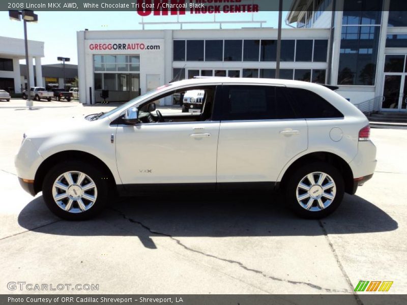 White Chocolate Tri Coat / Charcoal Black 2008 Lincoln MKX AWD