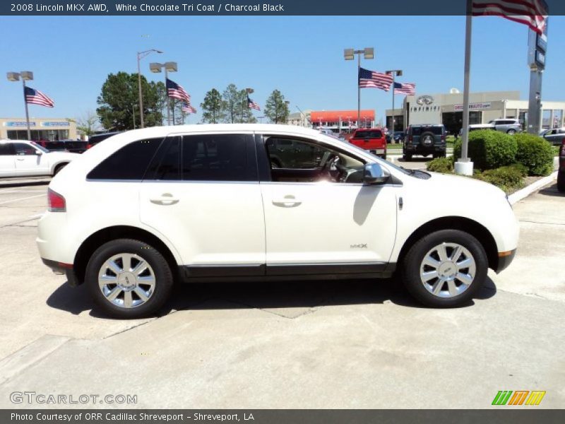 White Chocolate Tri Coat / Charcoal Black 2008 Lincoln MKX AWD