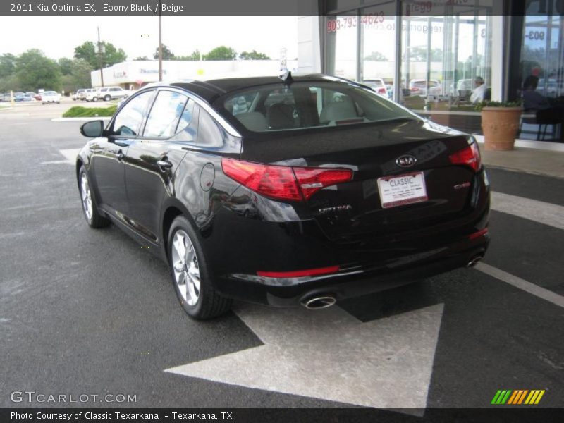 Ebony Black / Beige 2011 Kia Optima EX