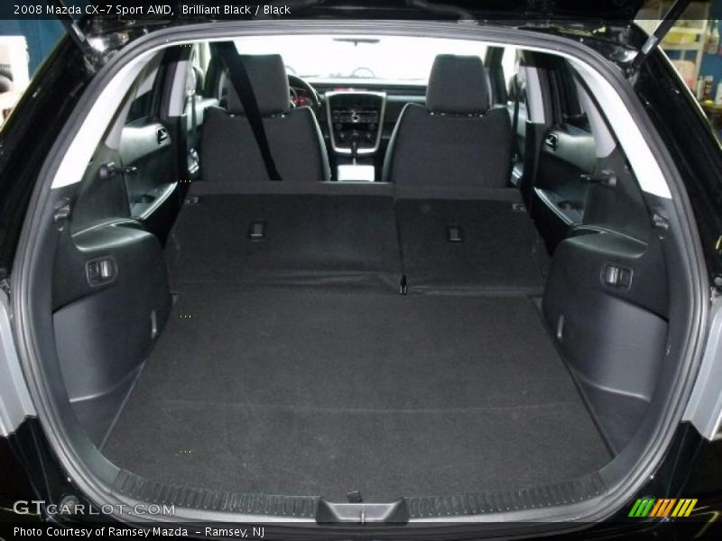 Brilliant Black / Black 2008 Mazda CX-7 Sport AWD
