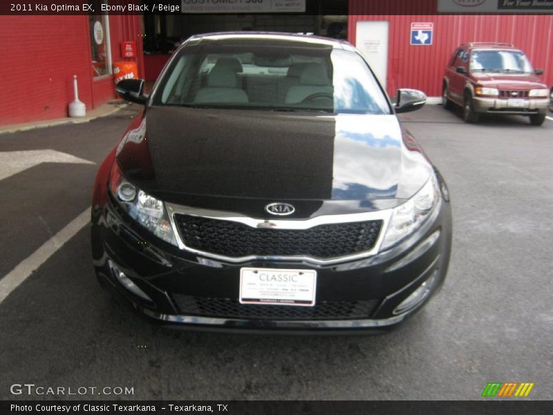 Ebony Black / Beige 2011 Kia Optima EX