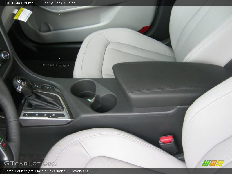 Ebony Black / Beige 2011 Kia Optima EX