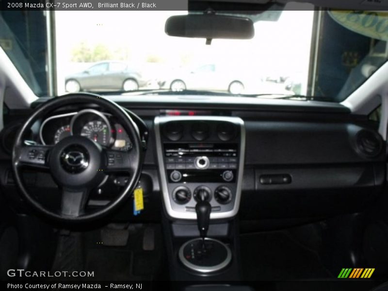 Brilliant Black / Black 2008 Mazda CX-7 Sport AWD