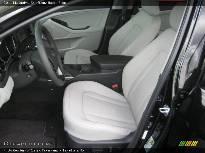 Ebony Black / Beige 2011 Kia Optima EX