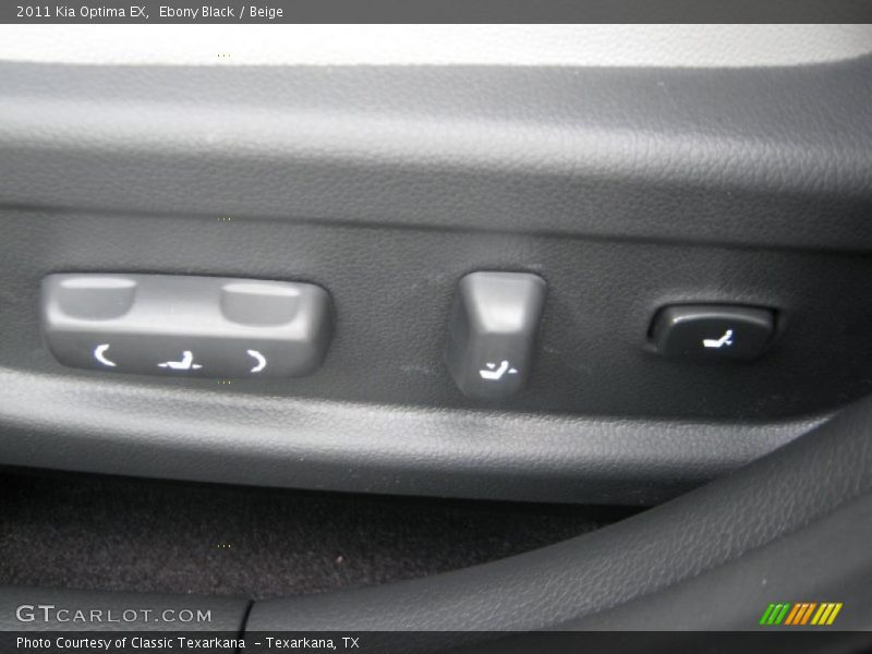 Ebony Black / Beige 2011 Kia Optima EX