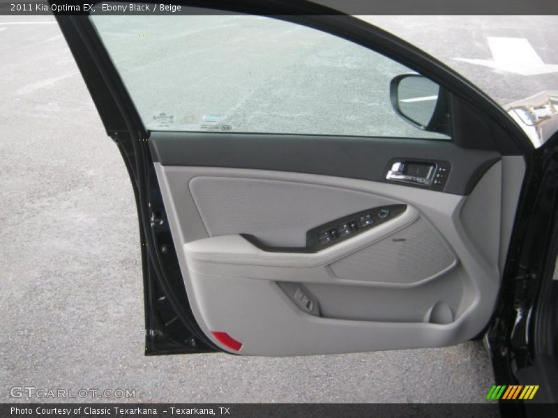 Ebony Black / Beige 2011 Kia Optima EX