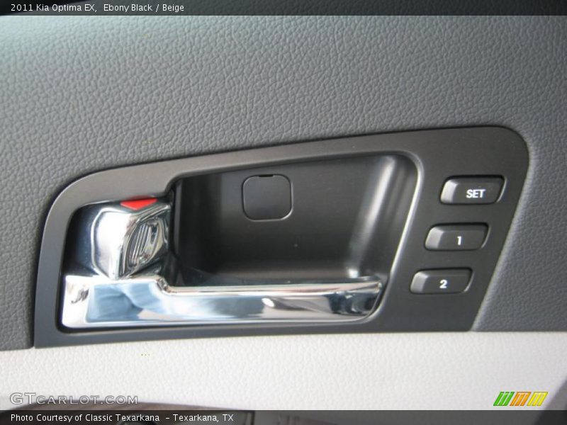Ebony Black / Beige 2011 Kia Optima EX