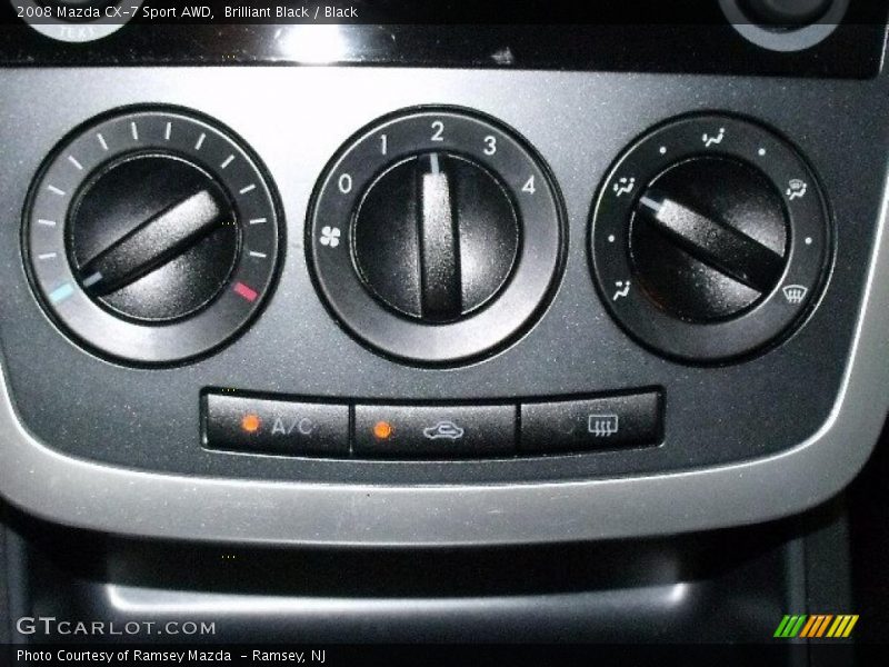 Brilliant Black / Black 2008 Mazda CX-7 Sport AWD