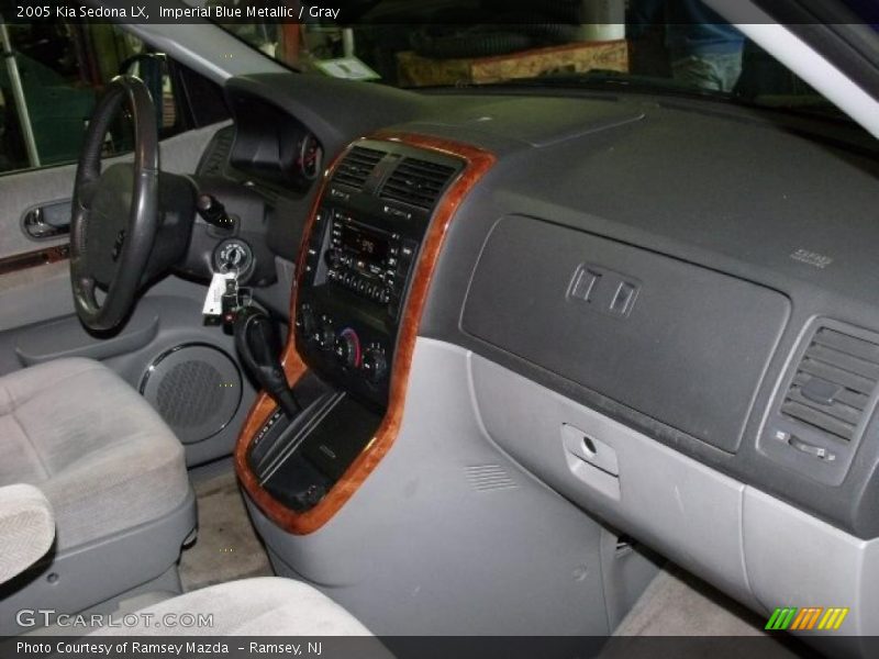 Imperial Blue Metallic / Gray 2005 Kia Sedona LX