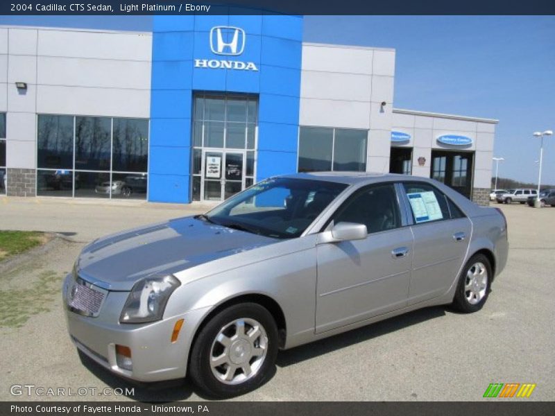 Light Platinum / Ebony 2004 Cadillac CTS Sedan