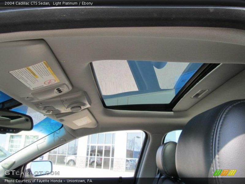 Light Platinum / Ebony 2004 Cadillac CTS Sedan