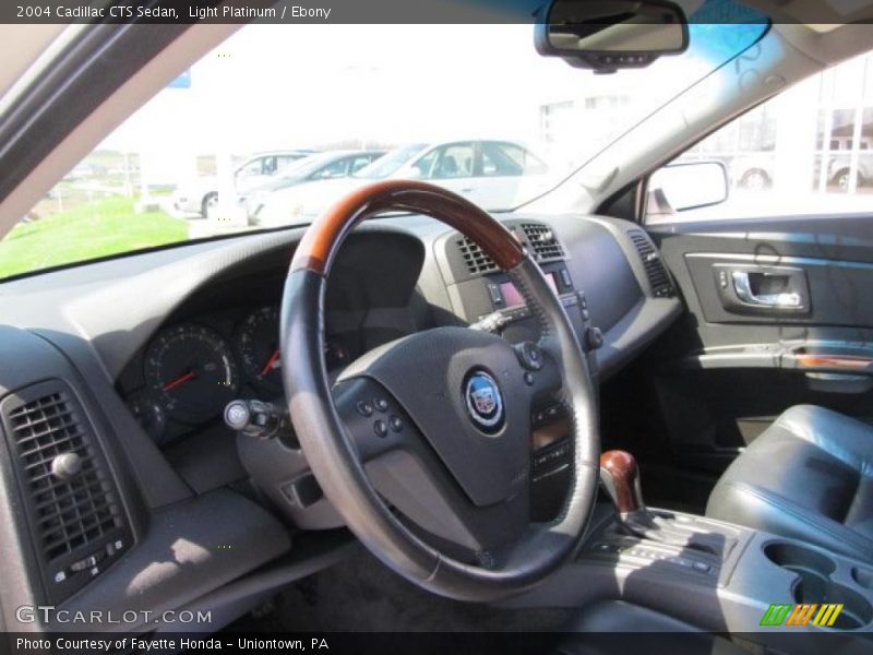 Light Platinum / Ebony 2004 Cadillac CTS Sedan
