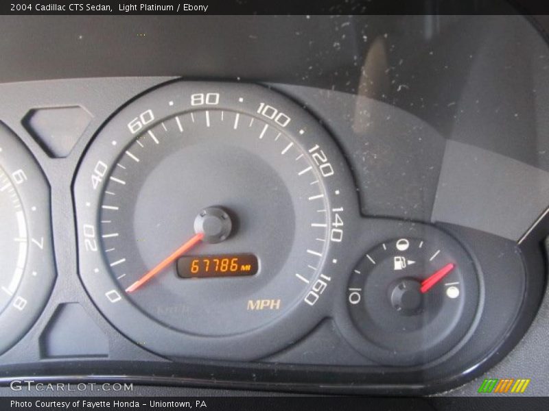 Light Platinum / Ebony 2004 Cadillac CTS Sedan