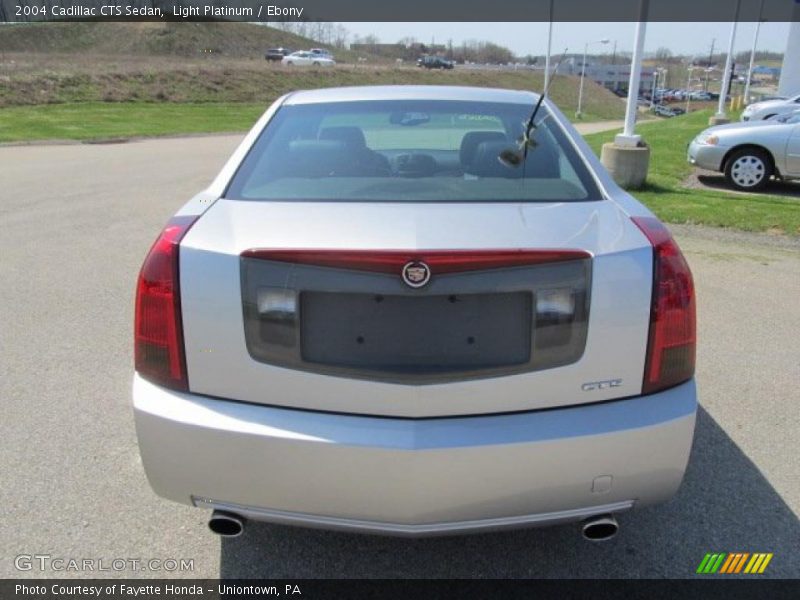 Light Platinum / Ebony 2004 Cadillac CTS Sedan