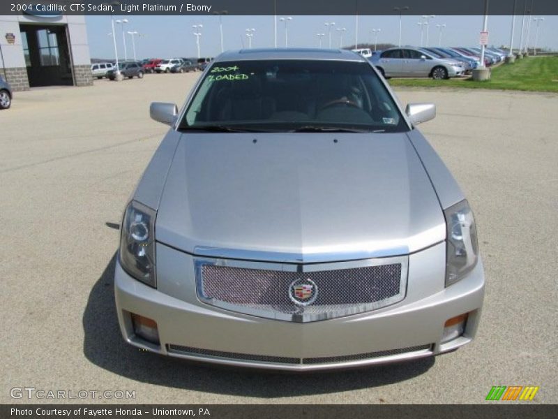 Light Platinum / Ebony 2004 Cadillac CTS Sedan