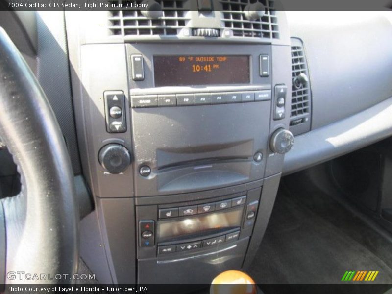 Light Platinum / Ebony 2004 Cadillac CTS Sedan