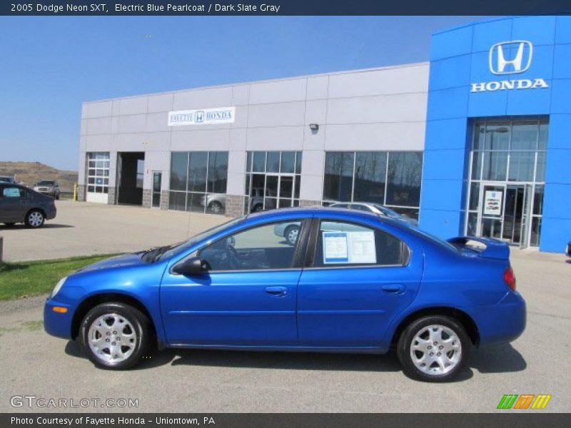 Electric Blue Pearlcoat / Dark Slate Gray 2005 Dodge Neon SXT