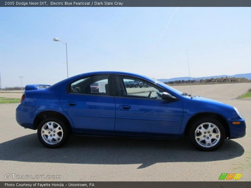 Electric Blue Pearlcoat / Dark Slate Gray 2005 Dodge Neon SXT