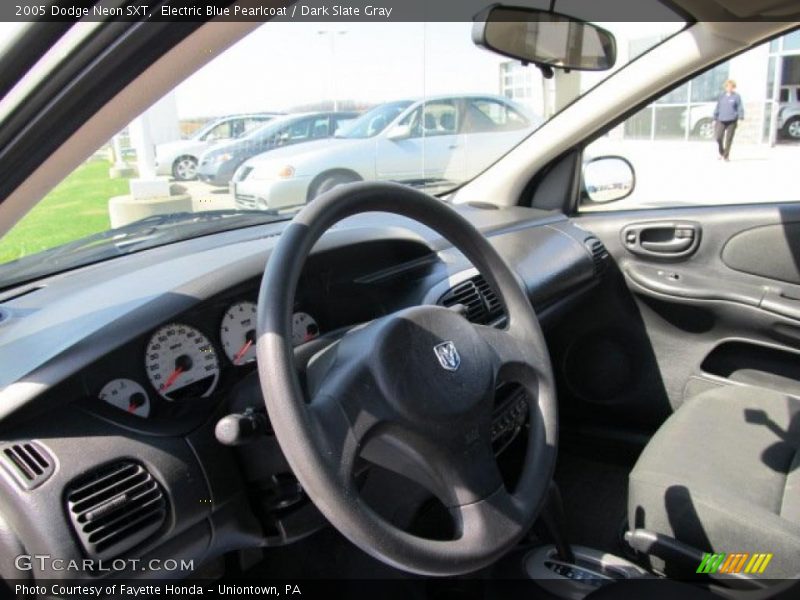 Electric Blue Pearlcoat / Dark Slate Gray 2005 Dodge Neon SXT