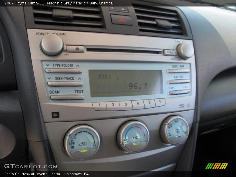 Magnetic Gray Metallic / Dark Charcoal 2007 Toyota Camry SE