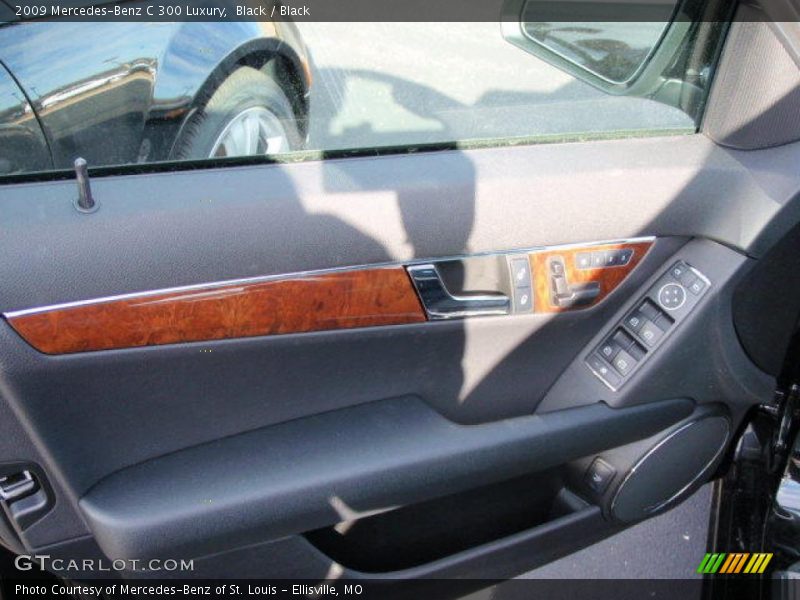 Black / Black 2009 Mercedes-Benz C 300 Luxury