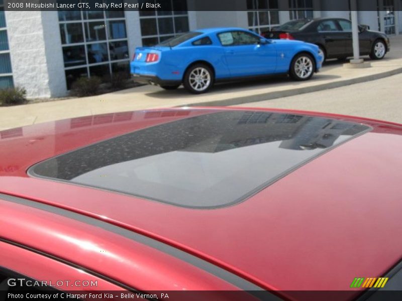 Rally Red Pearl / Black 2008 Mitsubishi Lancer GTS