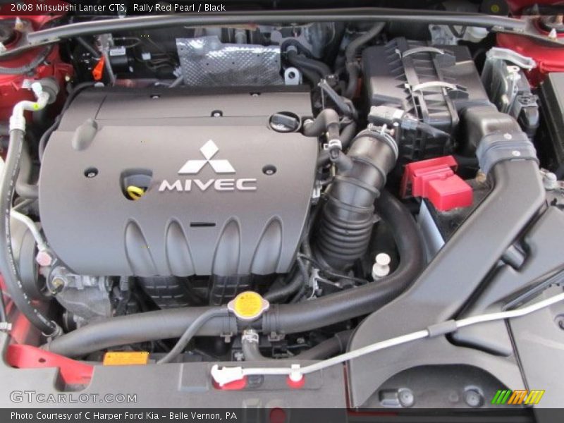 Rally Red Pearl / Black 2008 Mitsubishi Lancer GTS