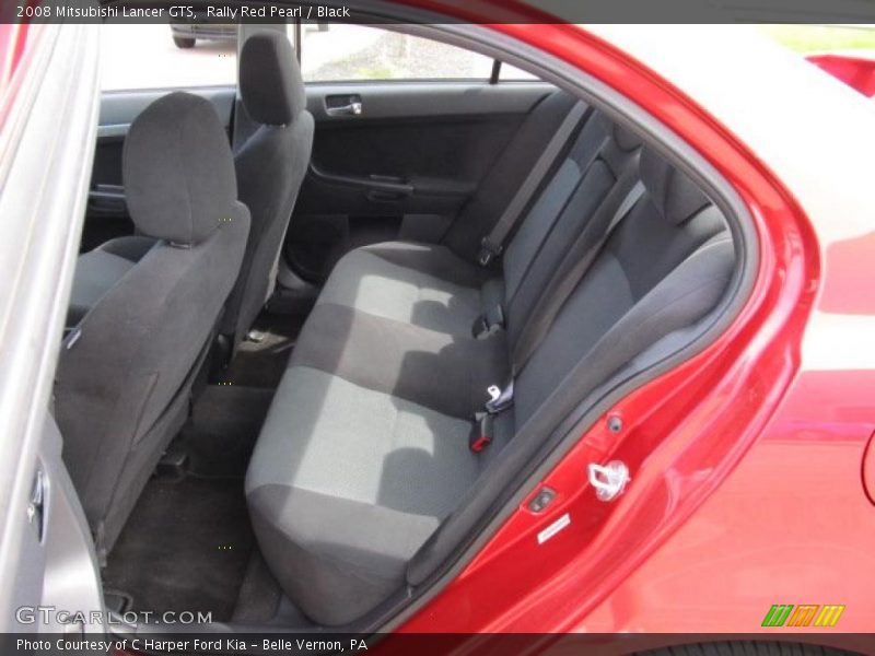 Rally Red Pearl / Black 2008 Mitsubishi Lancer GTS