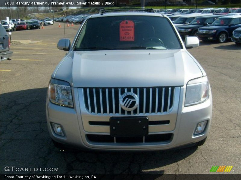 Silver Metallic / Black 2008 Mercury Mariner V6 Premier 4WD