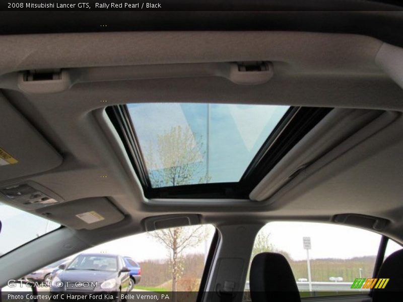 Rally Red Pearl / Black 2008 Mitsubishi Lancer GTS
