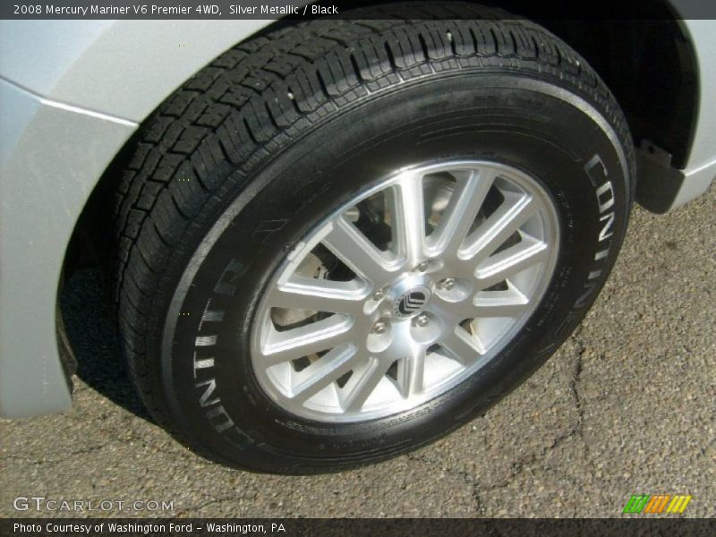 Silver Metallic / Black 2008 Mercury Mariner V6 Premier 4WD