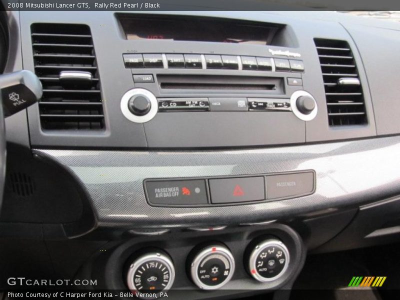 Rally Red Pearl / Black 2008 Mitsubishi Lancer GTS