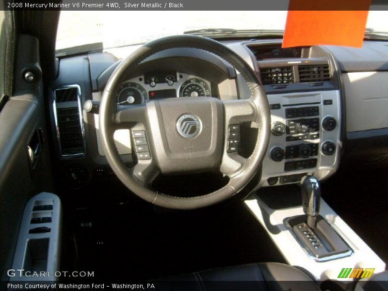 Silver Metallic / Black 2008 Mercury Mariner V6 Premier 4WD