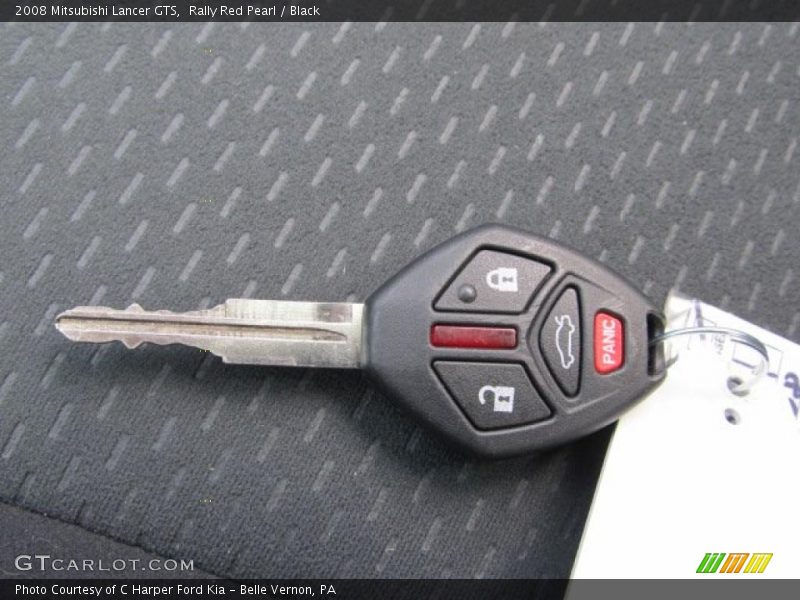 Rally Red Pearl / Black 2008 Mitsubishi Lancer GTS