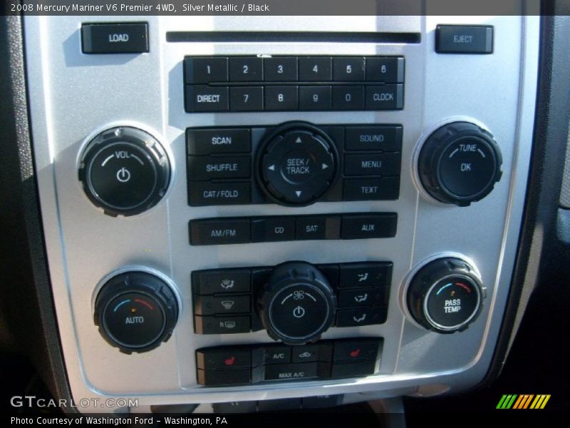 Silver Metallic / Black 2008 Mercury Mariner V6 Premier 4WD