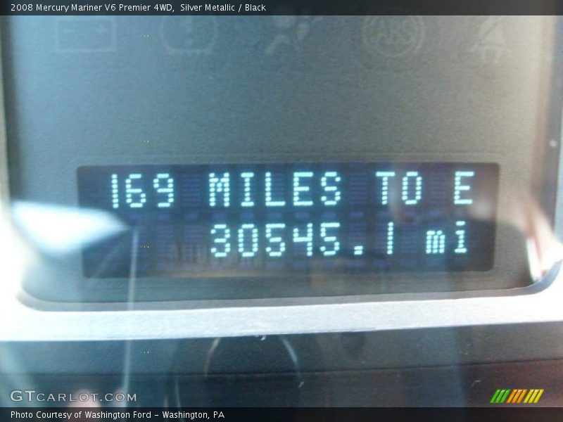 Silver Metallic / Black 2008 Mercury Mariner V6 Premier 4WD