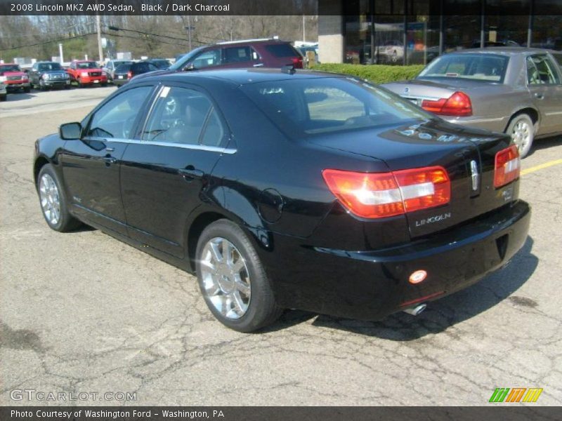 Black / Dark Charcoal 2008 Lincoln MKZ AWD Sedan