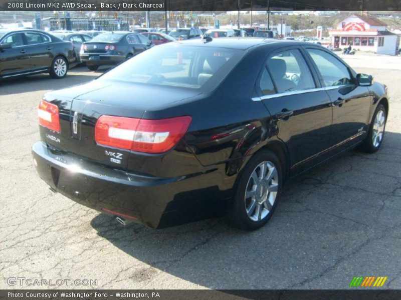 Black / Dark Charcoal 2008 Lincoln MKZ AWD Sedan