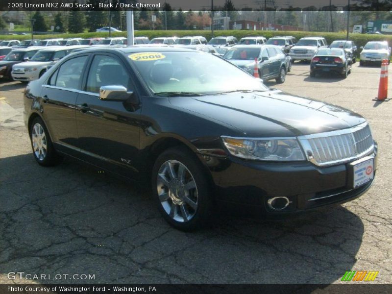 Black / Dark Charcoal 2008 Lincoln MKZ AWD Sedan