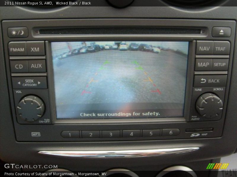 Wicked Black / Black 2011 Nissan Rogue SL AWD