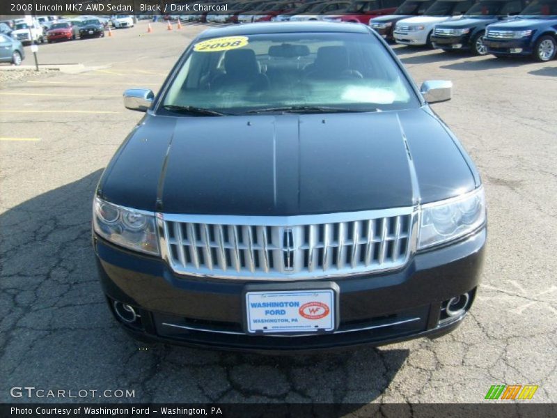 Black / Dark Charcoal 2008 Lincoln MKZ AWD Sedan